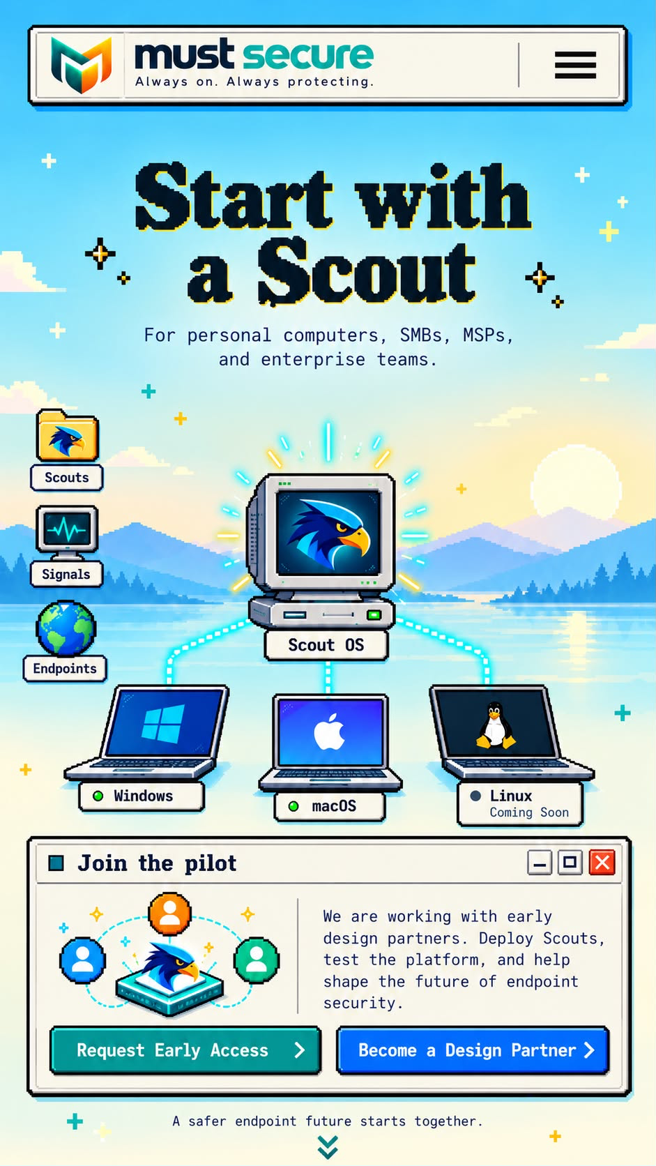 Scout endpoint computer